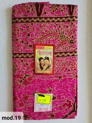 Традиционный Саронг из Индонезии с ручной росписью батиком S-Mod-109