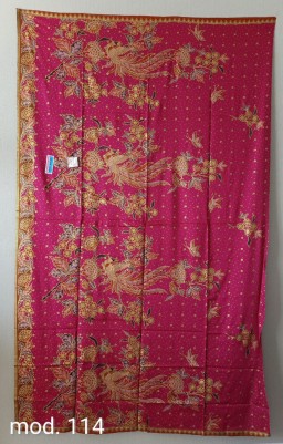 Традиционный Саронг из Индонезии с ручной росписью батиком S-Mod-114