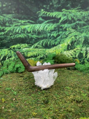 Тепи Single Block из эбена, 14 см — трубка для Рапе, Бали