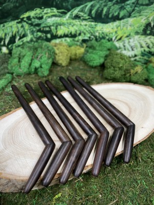 Тепи из эбена, 18 см — трубка для Рапе, Бали