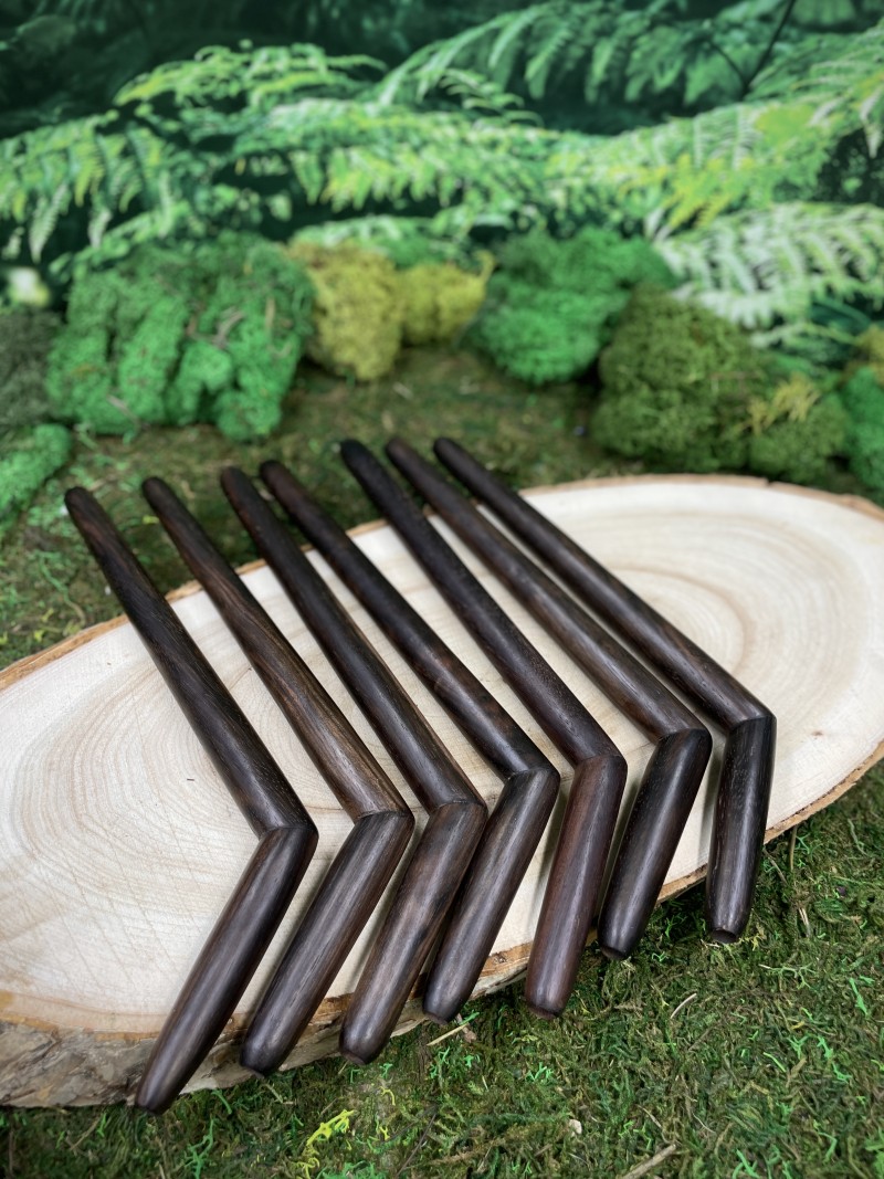 Тепи из эбена, 18 см — трубка для Рапе, Бали