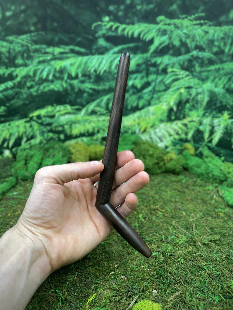 Тепи из эбена, 18 см — трубка для Рапе, Бали