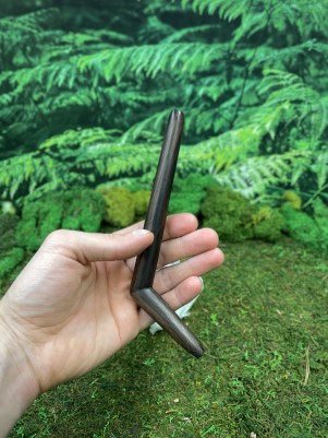 Тепи из эбена, 14 см — трубка для Рапе, Бали