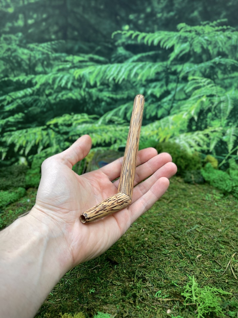 Тепи из кокоса, 14 см — трубка для Рапе, Бали