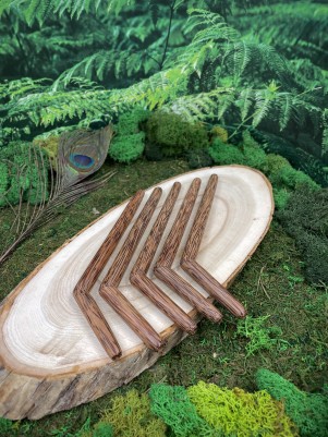 Тепи из кокоса, 18 см — трубка для Рапе, Бали