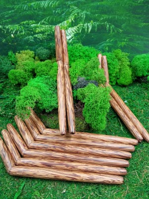 Тепи из кокоса, 18 см — трубка для Рапе, Бали