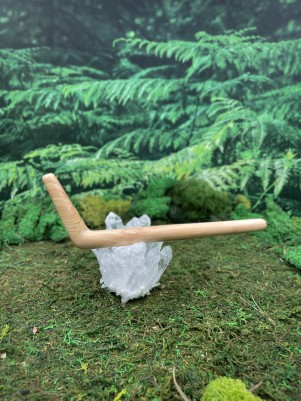 Тепи Single Block из Чемары, 18 см — трубка для Рапе, Бали