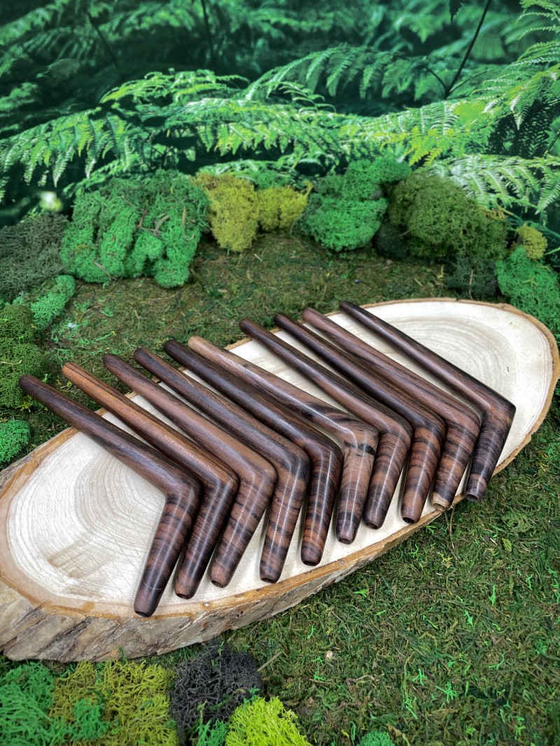 Тепи Single Block из соно, 14 см — трубка для Рапе, Бали