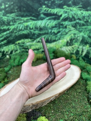 Тепи Single Block из соно, 14 см — трубка для Рапе, Бали