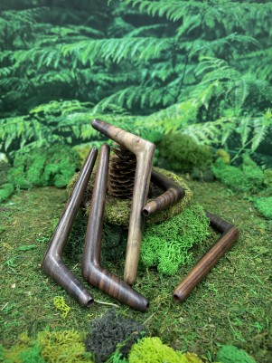 Тепи Single Block из соно, 14 см — трубка для Рапе, Бали