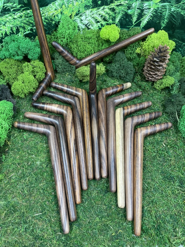 Тепи Single Block из соно, 18 см — трубка для Рапе, Бали