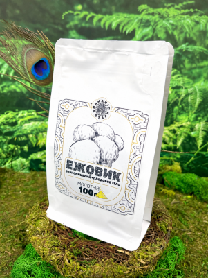 Ежовик гребенчатый, плодовое тело + зерномицелий, 100г