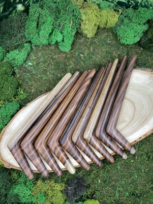 Тепи Single Block из уникального соно, 18 см — трубка для Рапе, Бали