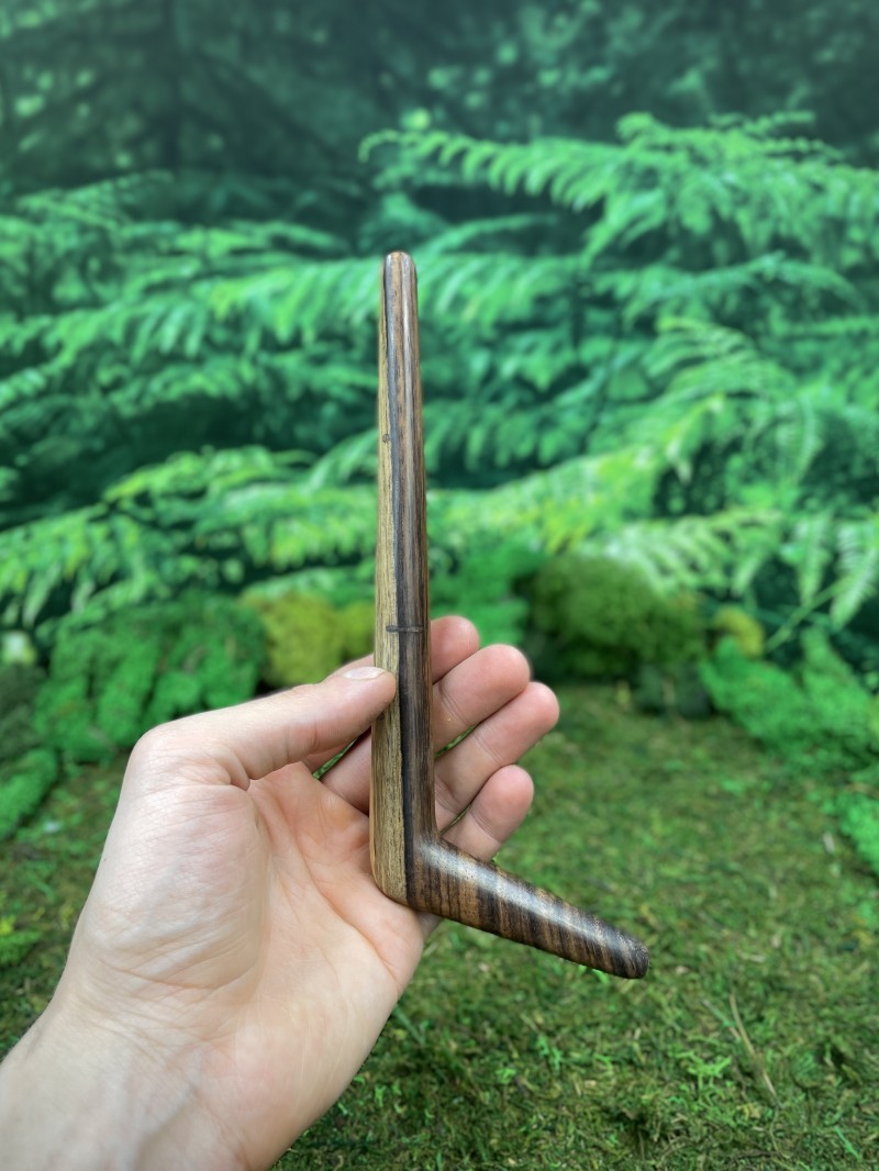 Тепи Single Block из уникального соно, 18 см — трубка для Рапе, Бали