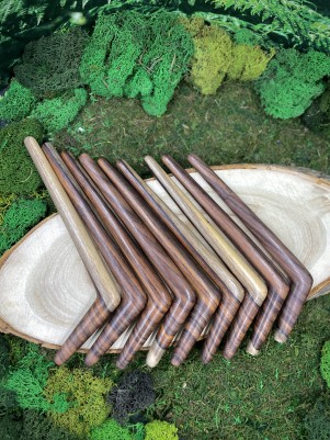 Тепи Single Block из уникального соно, 18 см — трубка для Рапе, Бали