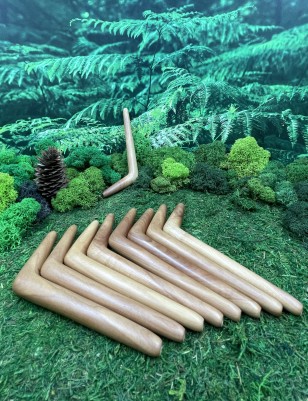 Тепи Single Block из саво, 14 см — трубка для Рапе, Бали