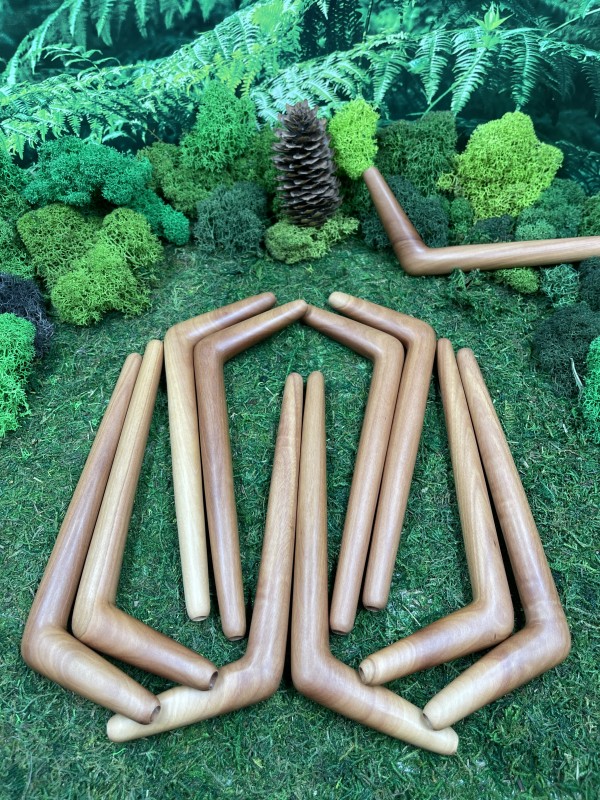 Тепи Single Block из саво, 18 см — трубка для Рапе, Бали