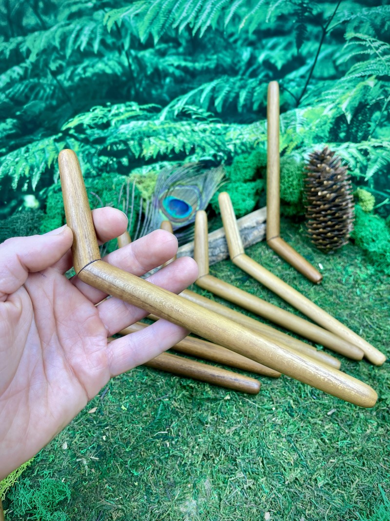 Тепи из тика, 18 см — трубка для Рапе, Бали