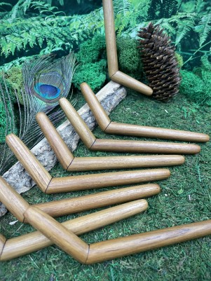 Тепи из тика, 18 см — трубка для Рапе, Бали