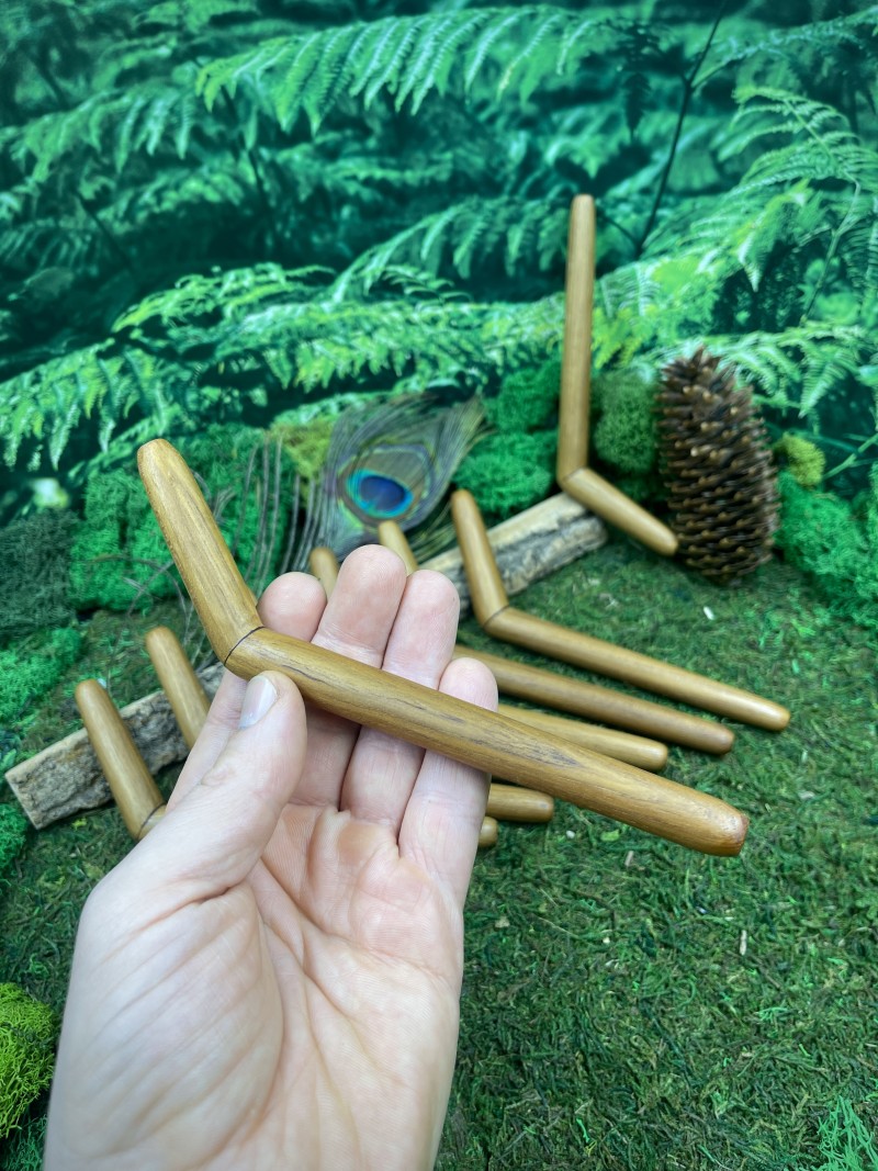 Тепи из тика, 14 см — трубка для Рапе, Бали